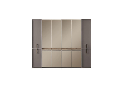 Armario de madera gris moderno para dormitorio