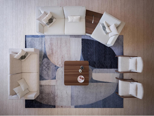 Juego de sofás de lujo completo de 4 piezas, sofás tapizados, diseño de salón.