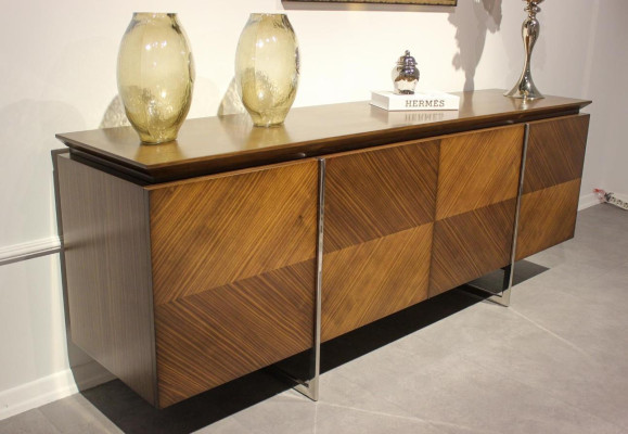 Muebles de diseño Aparador moderno de lujo de madera mobiliario de salón.