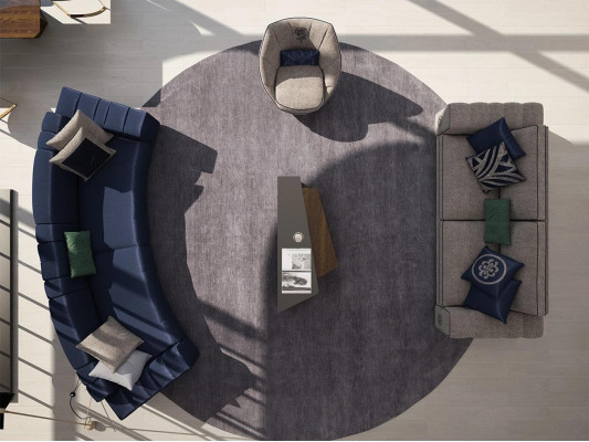 Conjunto de sala de estar de 4 pzas muebles de lujo mesa de centro de madera juego de sofá moderno muebles tapizados.