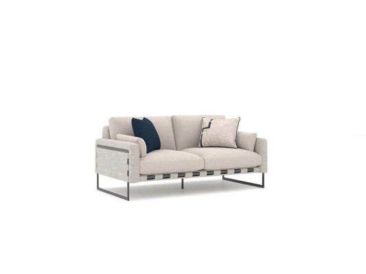 Conjunto de muebles tapizados Sofá de tres plazas Moderno Sofá de dos plazas Muebles Mesa de centro
