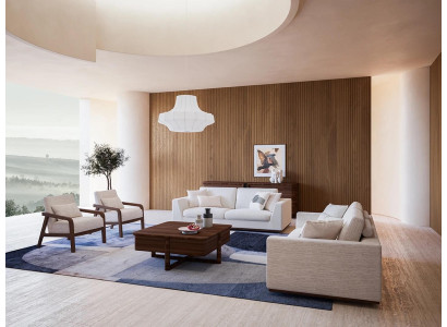 Conjunto de sofá 2x diseño de sofá de dos plazas 2x sillón sala de estar mobiliario