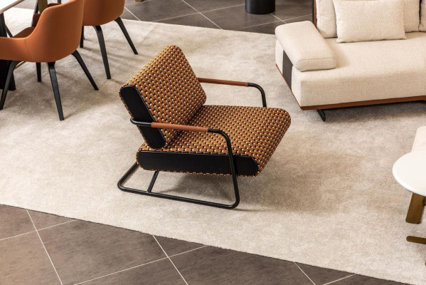 Conjunto de sofá esquinero en forma de L, sillón, sofá de tela, mesas de centro, sofá tapizado, beige.
