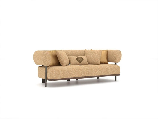 Juego de sofá beige de diseño, muebles tapizados, conjunto de sala de estar de 6 piezas.
