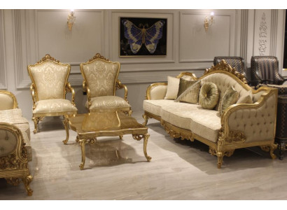 Sofá conjunto 3311 asientos mesa de café clásico textil completo sofá tapizado nuevo
