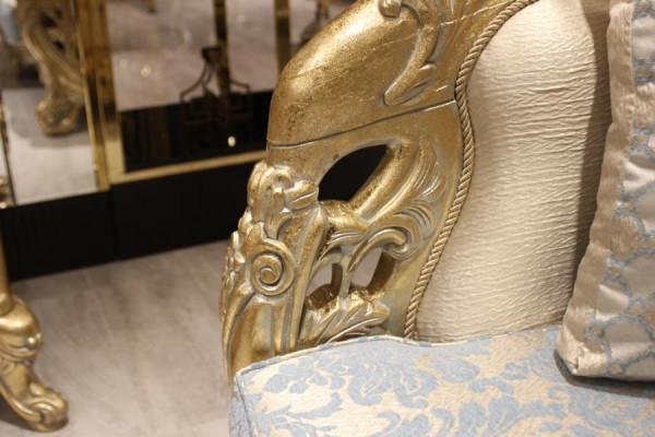 Conjunto de sofás clásico 3+3+1 plazas Chesterfield Sillón relax Muebles Sofá Nuevo