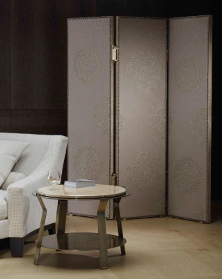 Paravent de metal con separador de tela pared divisoria 3D Bellavista Collection