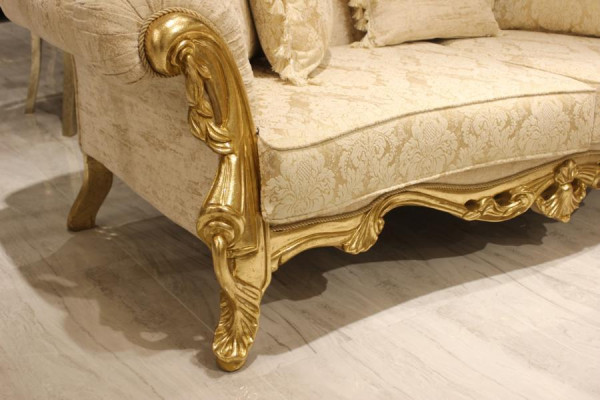 Sofá conjunto 3+1 plazas Sofá de diseñador Juego completo de sala de estar Sofá Sillón Nuevo