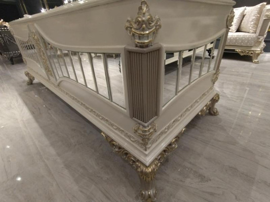Conjunto de muebles de sala de alta calidad 2x sofá + sillón Set exclusivo de sala