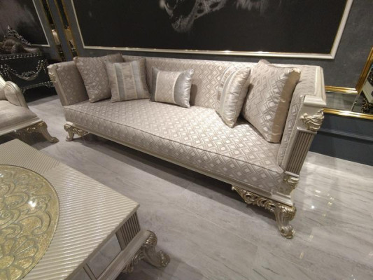 Muebles de sala premium Muebles de sala elegantes 2 sofás de 3 plazas