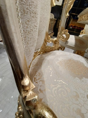 Conjunto de sillas de comedor 6x sillas Grupo de muebles de lujo Sillones SofásetId de asientos