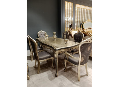 Estilo elegante Comedor 6 sillas Muebles de comedor 6 sillas 6 sillas resistentes.