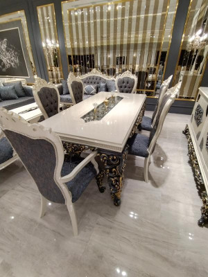 Lujosas sillas de diseño 4x con elegante tapizado de terciopelo. Nuevo diseño elegante de sillas.