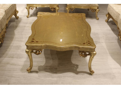 Mesa de centro Mesa de sala de estar Dorado Lujo Mesas de centro Mesa auxiliar Mesa de sofá Nuevo