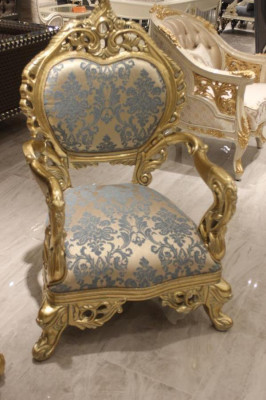 Silla Asiento Tapizado Sillas de Comedor Moderno Lujo Sillón Chesterfield Muebles Nuevo