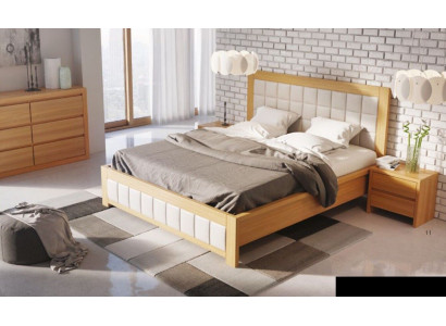 Dormitorio de 3 piezas. Conjunto de cama 2x mesita de noche Consola Camas Doble Hotel Acolchado
