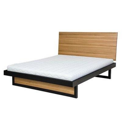Cama moderna de madera maciza 160x200cm diseño camas estructura de cama estilo roble nuevo.