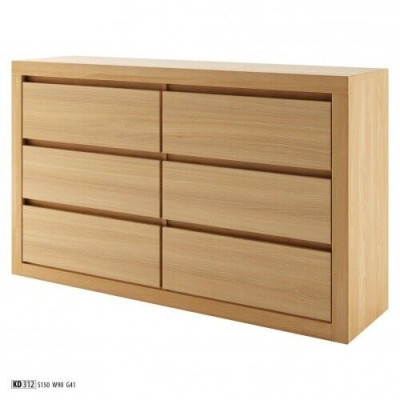 Cómoda de madera maciza Sideboard Mueble de madera auténtica Cómodas Roble Armario de madera maciza Armarios Nuevos