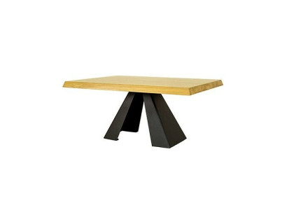Diseño X mesa de centro de piernas de pino macizo Muebles de madera real Mesa auxiliar Mesas