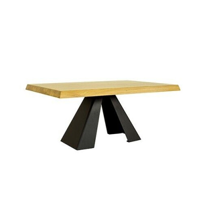 Diseño X mesa de centro de piernas de pino macizo Muebles de madera real Mesa auxiliar Mesas