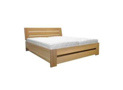 Cama de madera Madera real Cama Camas Dormitorio Hotel Estilo de casa de campo Muebles macizos