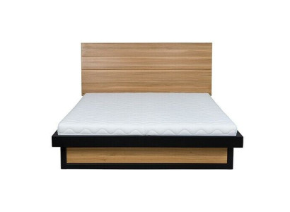 Cama Cama doble Roble Cama matrimonial Cama de madera 120x200 Estructura de cama Muebles masivos Camas
