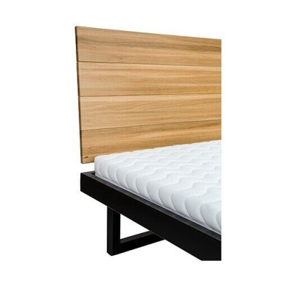 Cama Cama doble Roble Cama matrimonial Cama de madera 120x200 Estructura de cama Muebles masivos Camas
