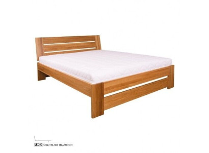 Cama Cama doble Roble Cama matrimonial Cama de madera 200x200 Estructura de cama Muebles macizos Camas