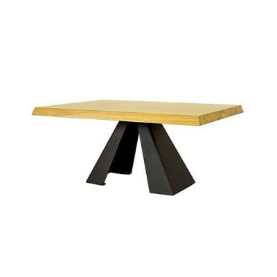 Diseño de mesa de centro de madera maciza para sala de estar, mesa auxiliar.