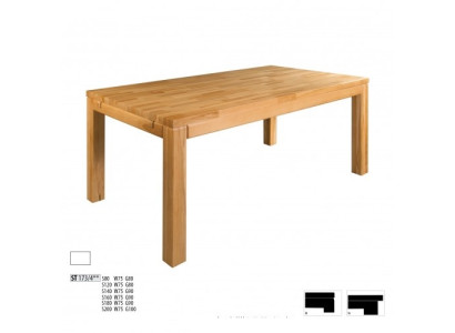 Mesa Mesa de comedor Muebles macizos Comedor 200x100cm Madera real Madera maciza Nuevas mesas