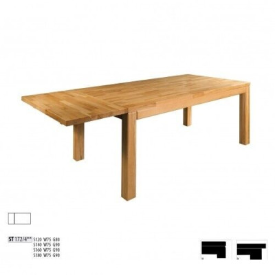 Mesa de comedor de madera Mesa de sala de estar y comedor Mesa 140x90cm Maciza Mesas de madera maciza