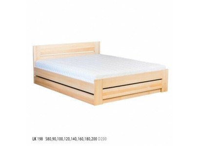 Cama de 180x200cm de madera maciza Cama doble Cama de matrimonio Muebles de dormitorio Nuevos
