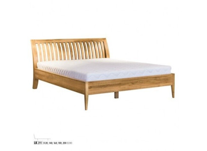 Cama de matrimonio doble de madera maciza de haya, muebles de dormitorio de madera 160x200cm nuevo.