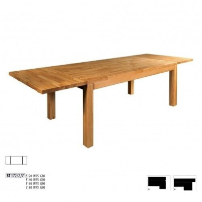 Mesa de comedor Muebles macizos Mesa de comedor 160x90cm Madera auténtica Madera maciza Nueva Mesas