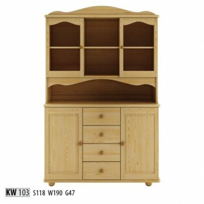 Buffet, aparador, armario de comedor, armario de vajilla de madera maciza armario de madera.