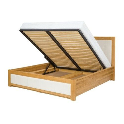 Cama doble de madera de verdad 180x200cm Habitación de dormitorio Camas de madera maciza