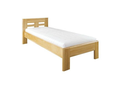 Camas de madera real Cama de madera Cama doble 100x200 cm Nueva Cama de madera Cama tapizada