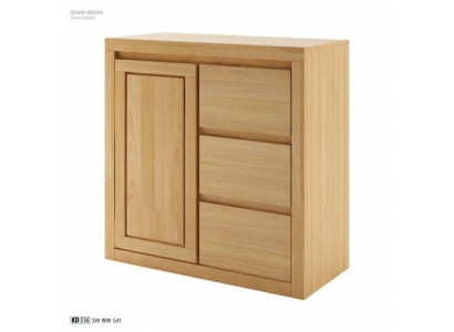 Cómoda Diseño Mueble bajo Cómoda Aparador Armario Madera auténtica Buffet Cómodas