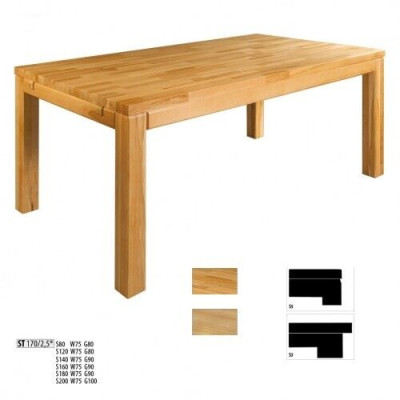 Mesa de madera hecha a mano. Mesa de comedor de madera maciza. Mesa de conferencias. Mesa de reuniones.