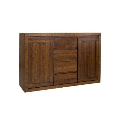 Cómoda de diseñador, mesa lateral, armario, estante de madera maciza para sala de estar.
