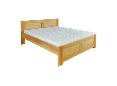 Dormitorio Cama de madera Madera real Cama Camas Hotel 180x200 Estilo Muebles macizos