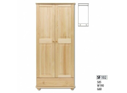 Armario de madera para dormitorio armario Hecho a mano real armario de madera maciza