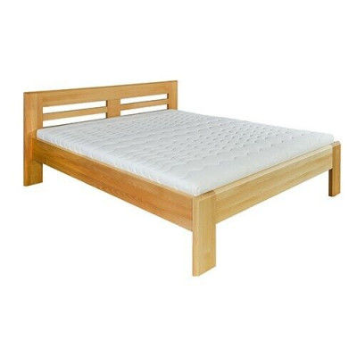 Cama Cama de madera Madera real Camas Hotel 180x200 Estilo Muebles macizos Dormitorio