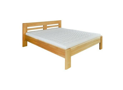 Cama Cama de madera Madera real Camas Hotel 180x200 Estilo Muebles macizos Dormitorio
