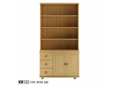Estantería Librería Estante Mueble de madera Armario Biblioteca Muebles de madera Hecho a mano
