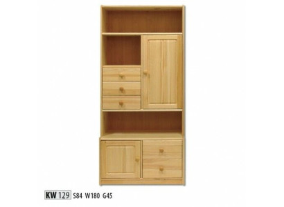 Armario de pared de madera maciza Estantes Armario de cocina Armario Muebles de madera maciza Estante de madera