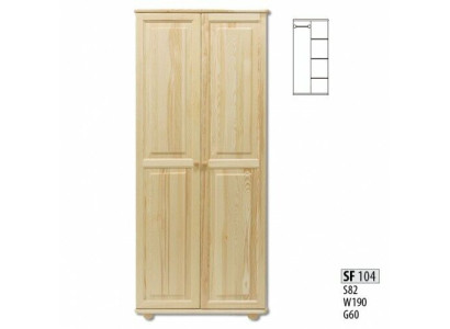 Armario de ropa Armarios macizos Muebles de madera Armario Estilo rústico Dormitorio