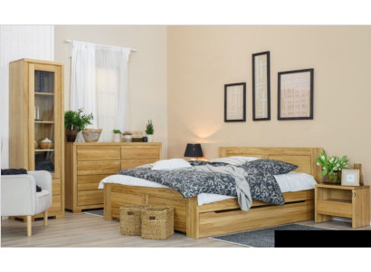 Dormitorio Cama de madera Cama de madera real Camas Hotel 180x200 cm Estilo Muebles macizos