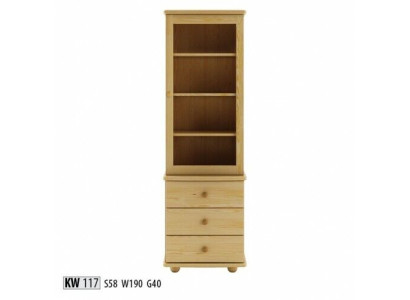 Vitrina para sala de estar Muebles de madera Vitrinas Gabinete de vidrio Estante Aparador Nuevo Masivo