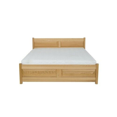 Cama de madera maciza para dormitorio individual de 100x200 cm.
